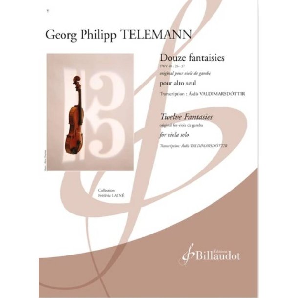 Douze fantaisies TW 40 : 26 - 37 : Original for viola da gambe