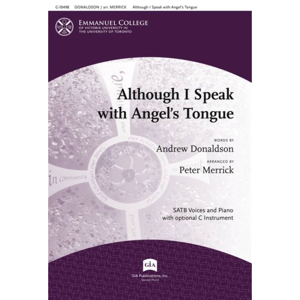 Although I Speak with Angel's Tongue