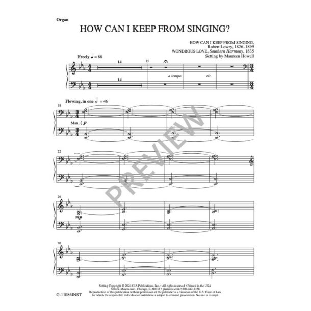 How Can I Keep from Singing?