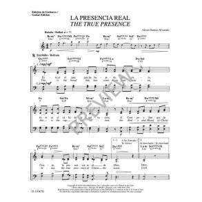 La Presencia Real / The True Presence : SATB, Cantor, Assembly, Keyboard and Guitar with Flute, Oboe and String Quartet