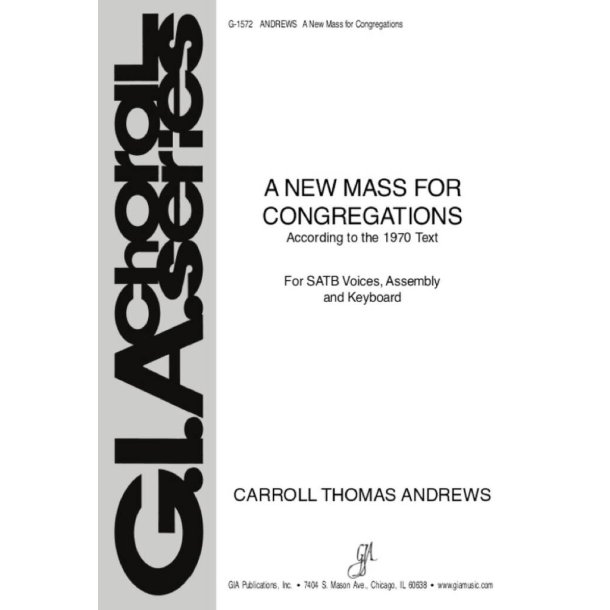 A New Mass for Congregation - Assembly Edition
