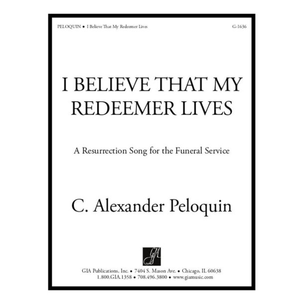 I Believe That My Redeemer Lives