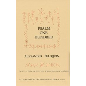 Psalm 100 : Brass quintet - 3 Trumpets, 2 Trombones, Bass, Tambourine