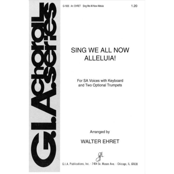 Sing We All Now Alleluia! : 2 Bb Trumpets