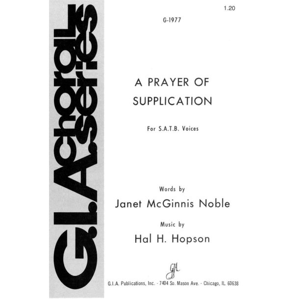 Prayer of Supplication, A