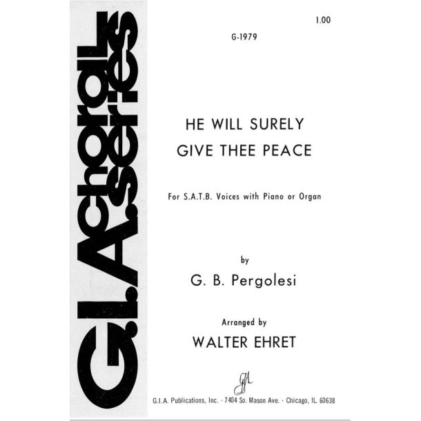 He Will Surely Give Thee Peace