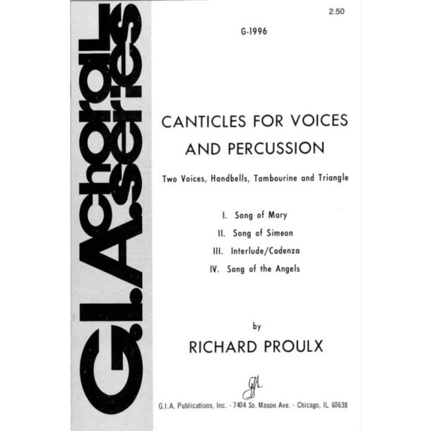 Canticles for Voices and Percussion