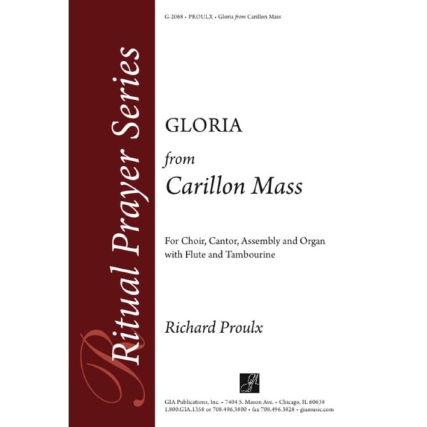 Gloria from Carillon Mass : Flute