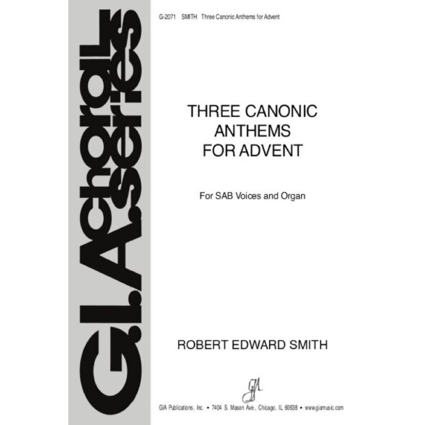 Three Canonic Anthems for Advent