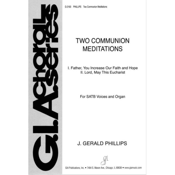 Two Communion Meditations