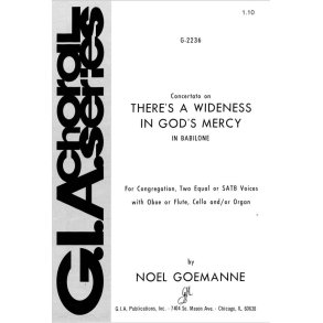 There's a Wideness in God's Mercy : Oboe, Flute, Cello, or Keyboard