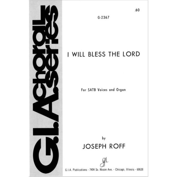 I Will Bless the Lord