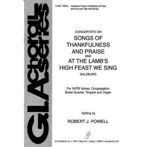 Songs of Thankfulness and Praise : 2 Trumpets, 2 Trombones, Timpani