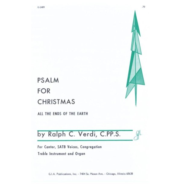 Psalm for Christmas All the Ends of the Earth : C Instrument