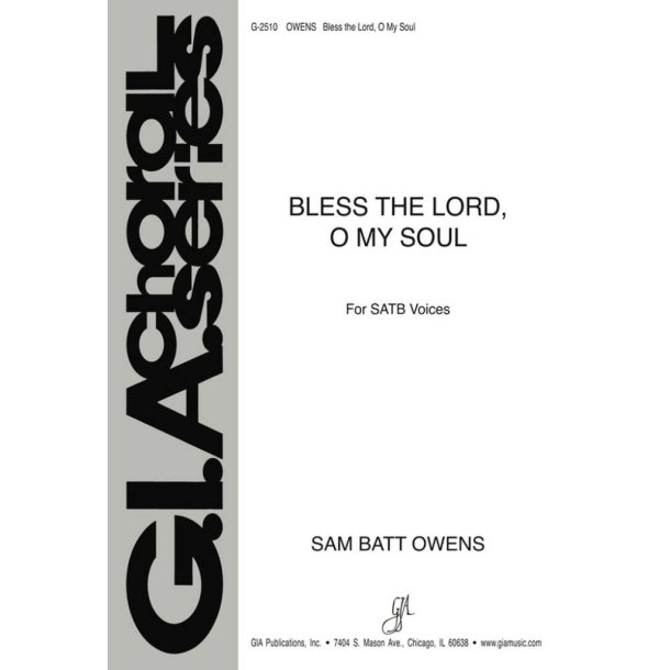 Bless the Lord, O My Soul
