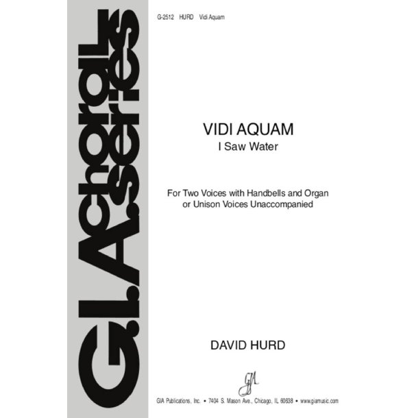 Vidi Aquam : Handbells - 6 bells (2 octaves set required)