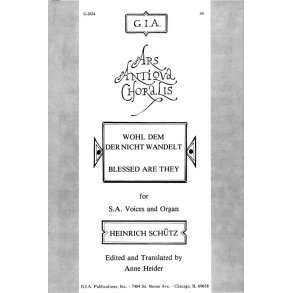 Wohl dem der nicht wandelt : Blessed Are They