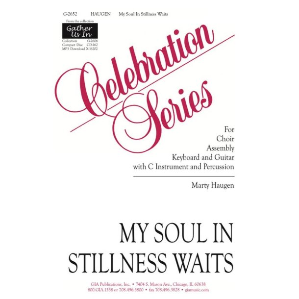 My Soul in Stillness Waits : Flute, Oboe, Recorder, Percussion