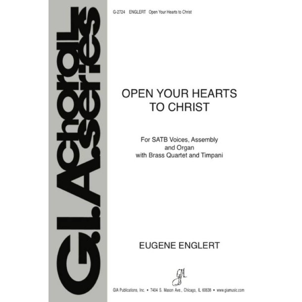 Open Your Hearts to Christ : Brass quartet - 2 Trumpets, 2 Trombones, Timpani