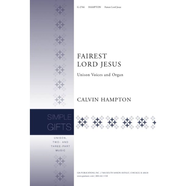 Fairest Lord Jesus