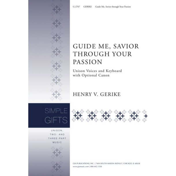 Guide Me, Savior, through Your Passion