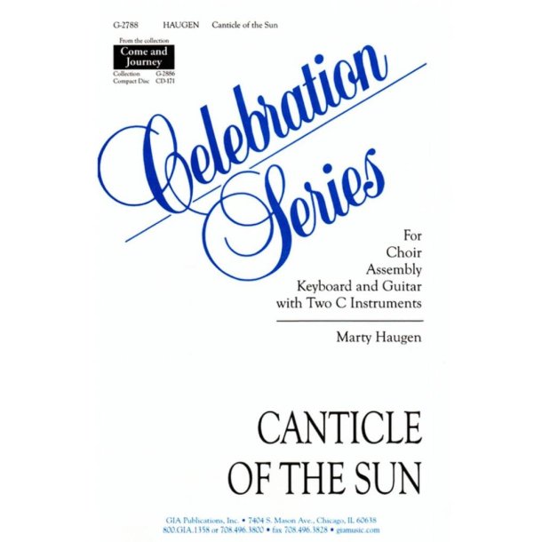Canticle of the Sun : 2 Woodwinds in C