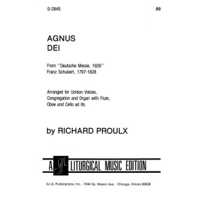 Agnus Dei - German Mass : Flute, oboe, cello