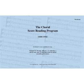 Choral Score Reading Program CD