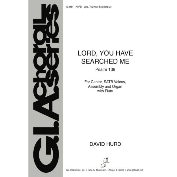 Lord, You Have Searched Me : Flute