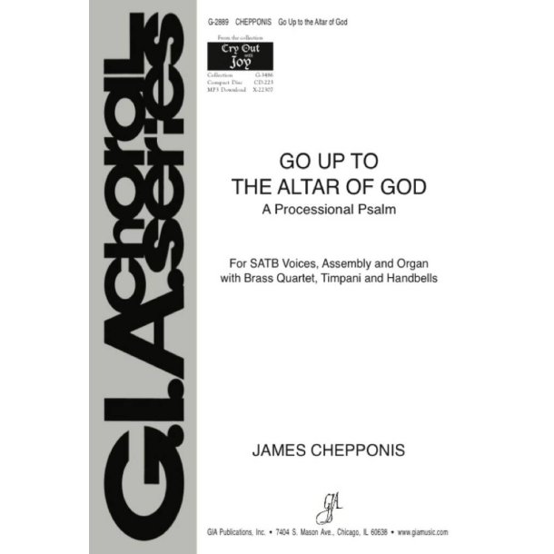 Go Up to the Altar of God : Brass quartet - 2 Trumpets, 2 Trombones, Timpani, Handbells