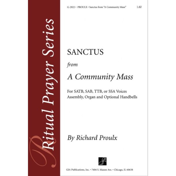 Sanctus from Community Mass : 4 Handbells