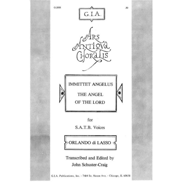 Immittet angelus : The Angel of the Lord