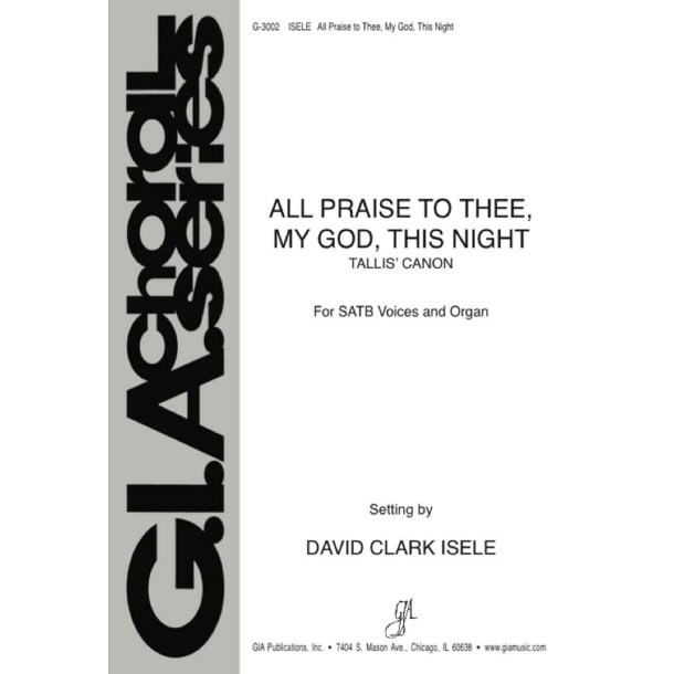 All Praise to Thee, My God, This Night