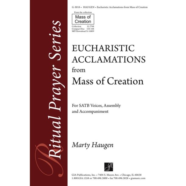Eucharistic Acclamations from Mass of Creation