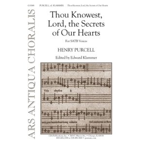 Thou Knowest, Lord, the Secrets of Our Hearts