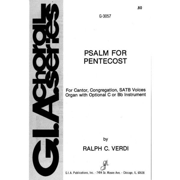 Psalm for Pentecost : Bb or C Instrument