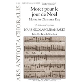 Motet pour le Jour de NoÃ«l : Motet for Christmas Day