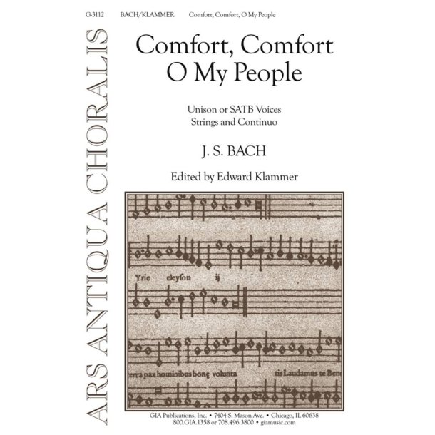 Comfort, Comfort, O My People : Violin 1,2, Viola, Cello/Continuo