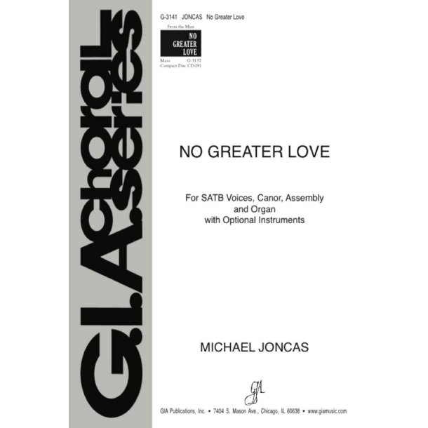 No Greater Love : organ