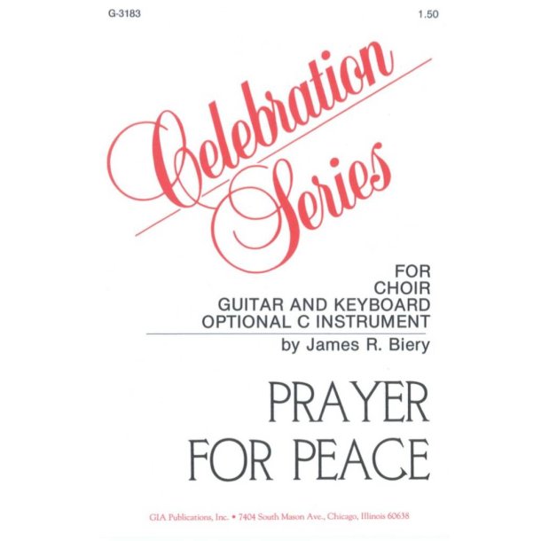 Prayer for Peace : Violin or C Instrument