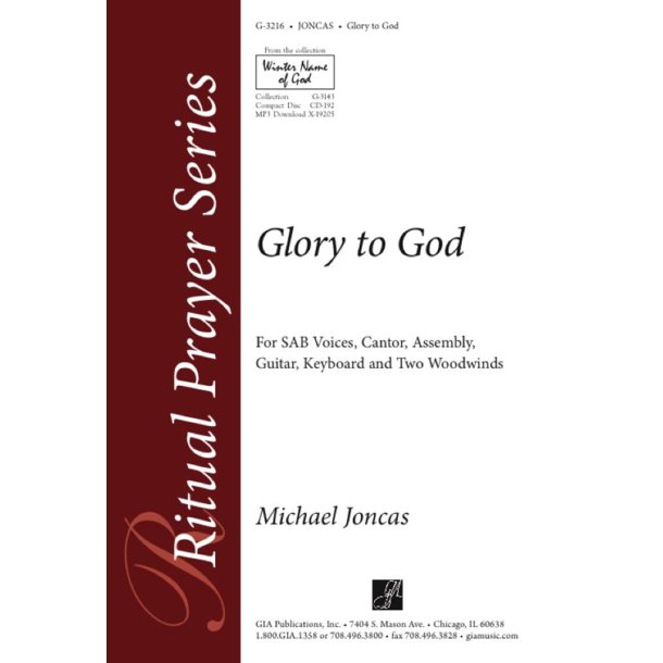 Glory to God : 2 Woodwinds in C