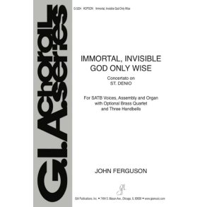 Immortal, Invisible, God Only Wise : Brass quartet - 2 Trumpets, 2 Trombones, 4 Handbells