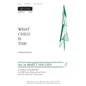 What Child Is This : 2 woodwinds in C