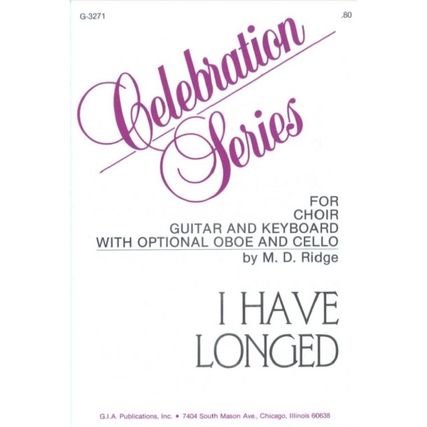 I Have Longed : Oboe, Cello