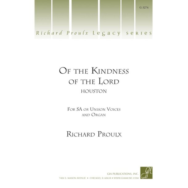 Of the Kindness of the Lord