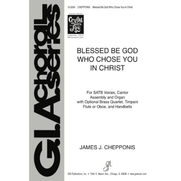 Blessed Be God, Who Chose You in Christ