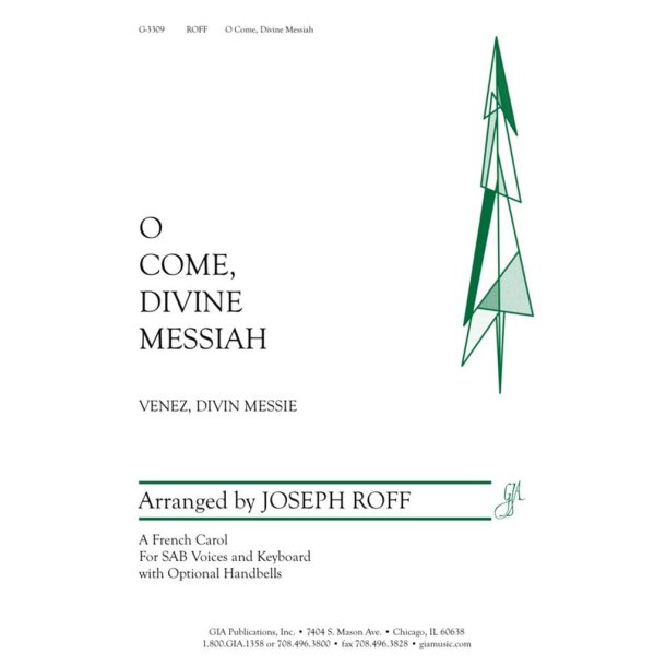 O Come, Divine Messiah : 5 Handbells
