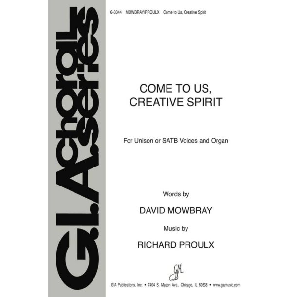 Come to Us, Creative Spirit