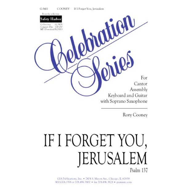 If I Forget You, Jerusalem (Psalm 137) : Soprano saxophone