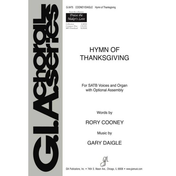 Hymn of Thanksgiving : Flute, 2 Trumpets, Trombone